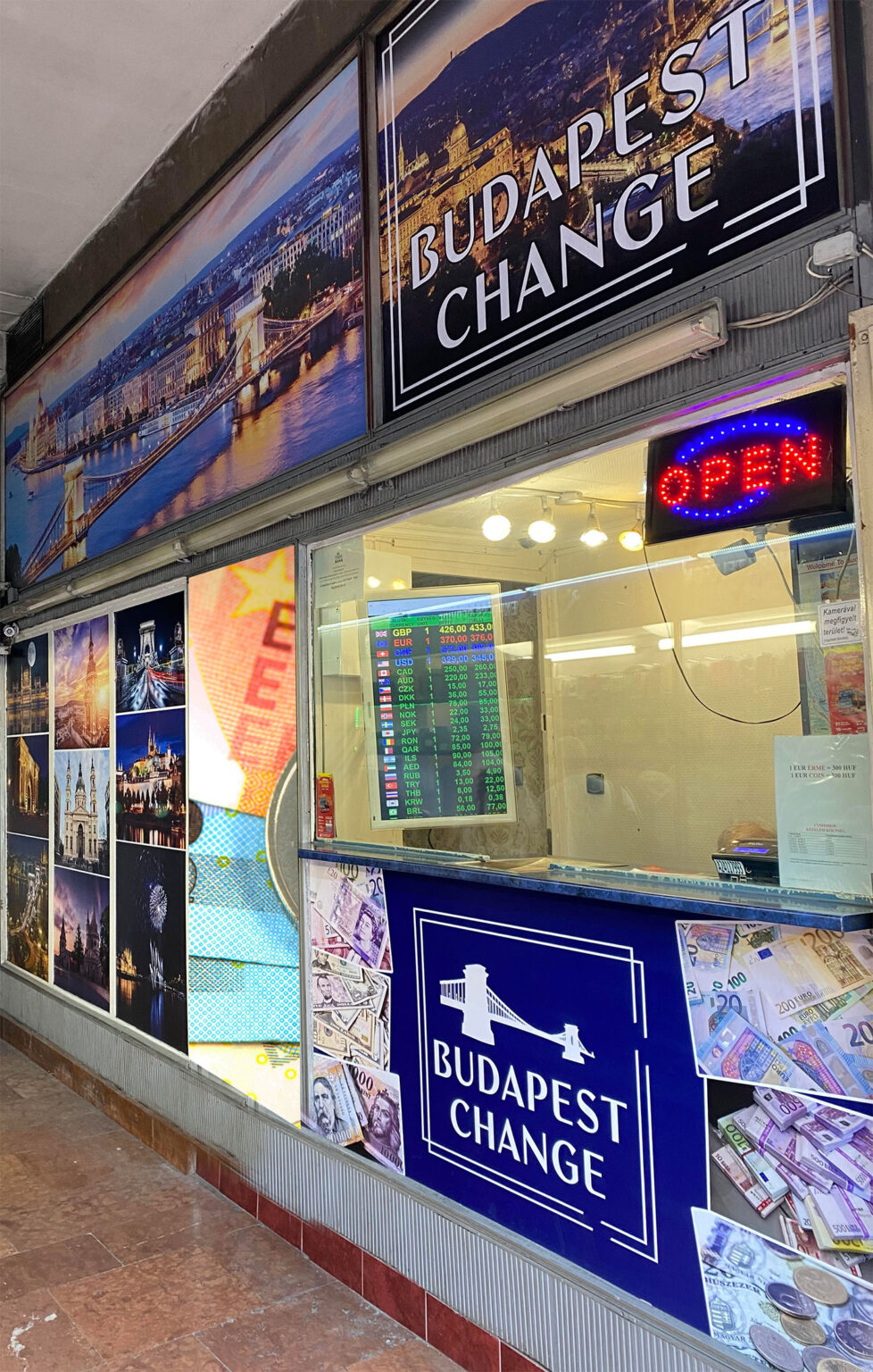 Budapest Change Kedvezményes árfolyamok